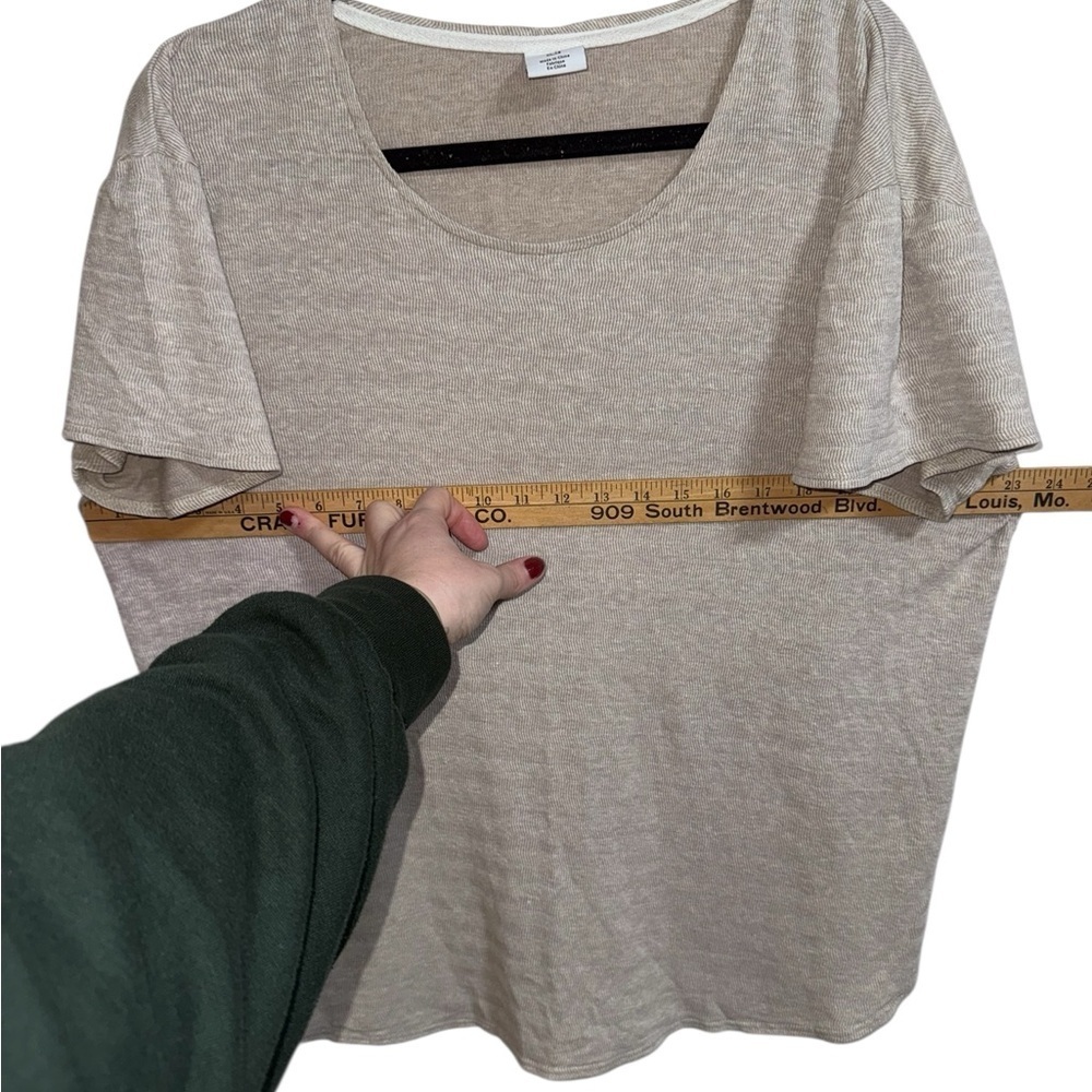 Urban Outfitters Ribbed Short Sleeve Top Women’s XL - Picture 6 of 10